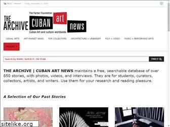 cubanartnewsarchive.org