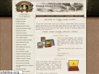 cubancigarlounge.com