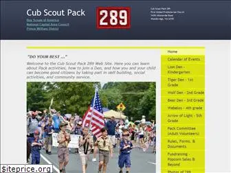 cubscoutpack289.org