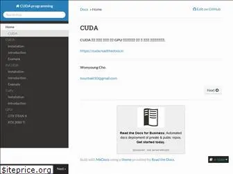 cuda.readthedocs.io