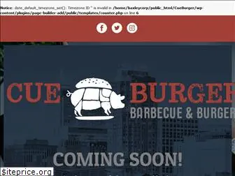 cue-burger.com