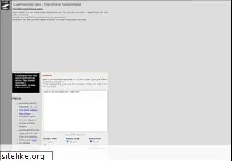 cueprompter.com