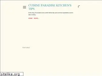 cuisineparadisekitchentips.blogspot.com