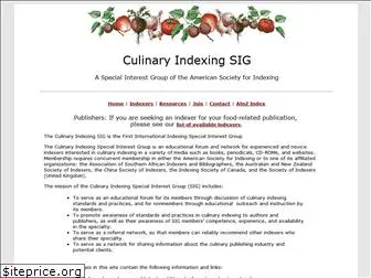 culinaryindexing.org