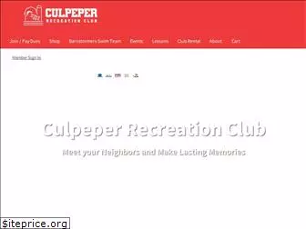 culpeperrecclub.com