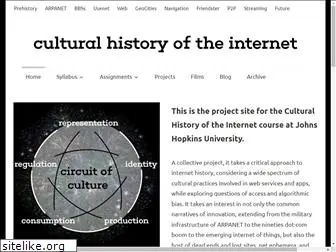 culturalhistoryoftheinternet.com