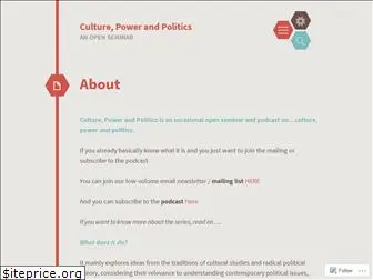 culturepowerpolitics.org