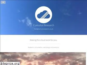 cumulusresearch.co.uk