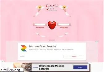 www.cupidlovecalculator.com