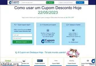 cupomdescontohoje.com.br