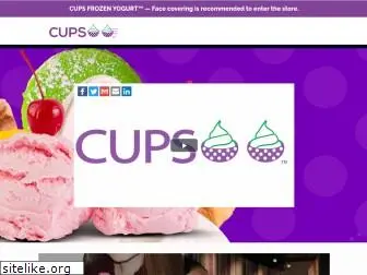 cupsfrozenyogurt.com