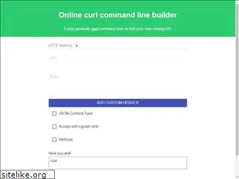 curlbuilder.com