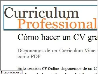 curriculum-professional.com