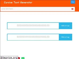 cursivetextgenerator.co