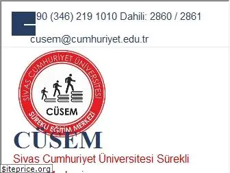 cusem.cumhuriyet.edu.tr