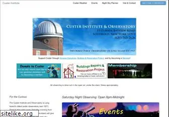 custerobservatory.org