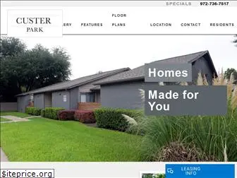 custerparkapts.com