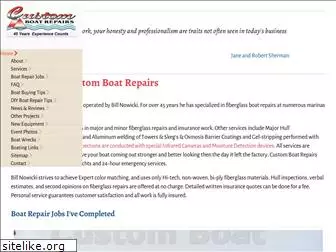 customboatrepairs.com