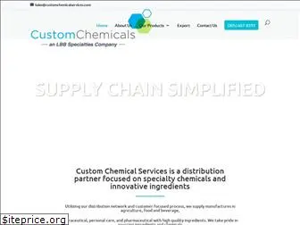 customchemicalservices.com
