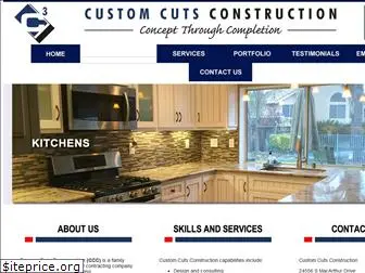 customcutsconstruction.com