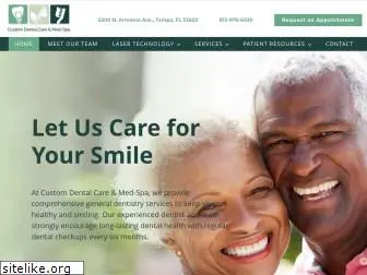 customdentalcaretampa.com