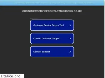 customerservicecontactnumbers.co.uk