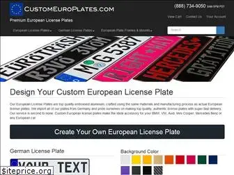 customeuroplates.com