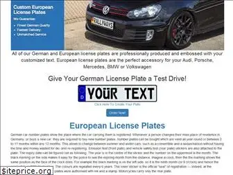 customgermanplates.com