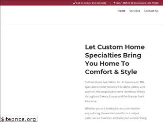 customhomespecialtiesinc.com