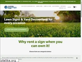 customlawnsign.com