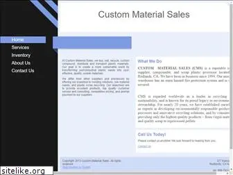 custommaterialsales.com