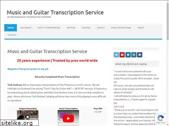 custommusictranscription.com