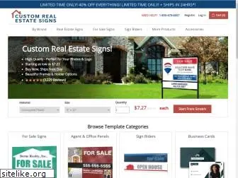 customrealestatesigns.com