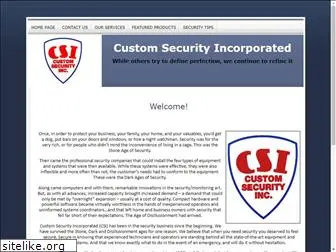 customsecurityincorporated.com