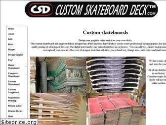 customskateboarddeck.com