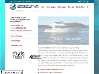 customyachtsales.com