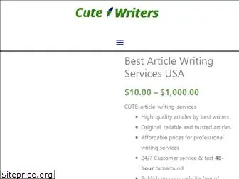 cutewriters.com