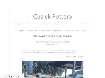 cuzickpottery.com