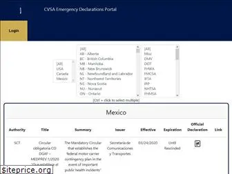 cvsaemergencydeclarations.org
