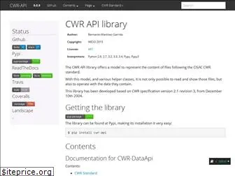 cwr-dataapi.readthedocs.io