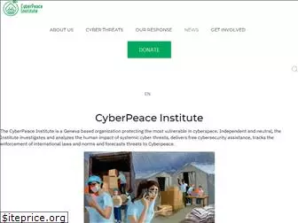 cyberpeaceinstitute.org