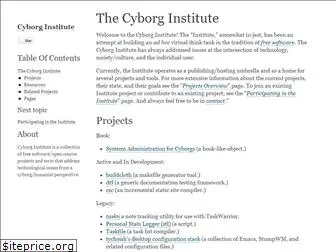 cyborginstitute.org