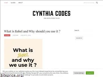 cynthiacodes.com