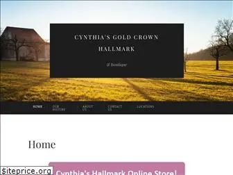 cynthiashallmarkstores.com