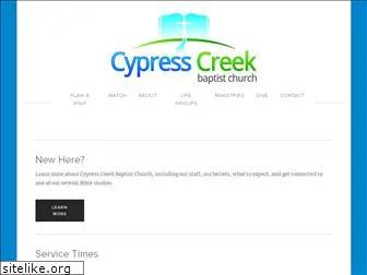 cypresscreekbaptist.church