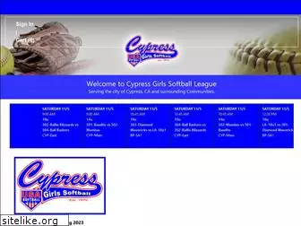 cypressgirlssoftball.com