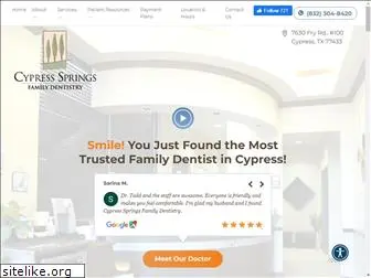 cypressspringsdental.com