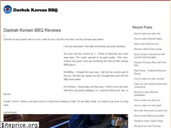 daebakkoreanbbq.com