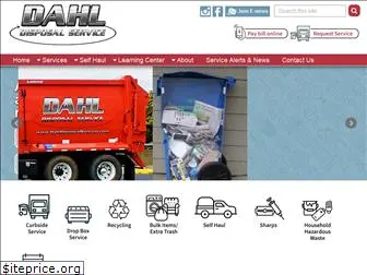 dahldisposalservice.com