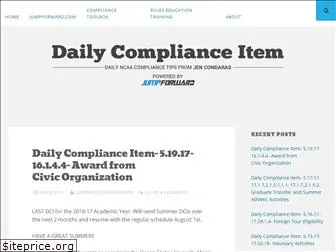 dailycomplianceitem.wordpress.com
